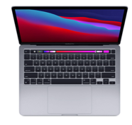 MacBook Pro 13in w/Touch Bar M1 chip with 8‑core CPU and 8‑core GPU 8GB/256GB - Space Gray at Small Dog Electronics